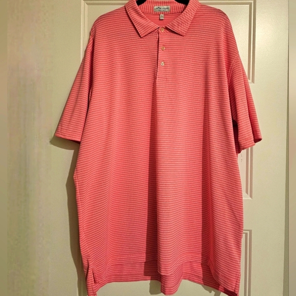 Peter Millar Southern Comfort Striped Duet Performance Polo sz xxl - Picture 1 of 5